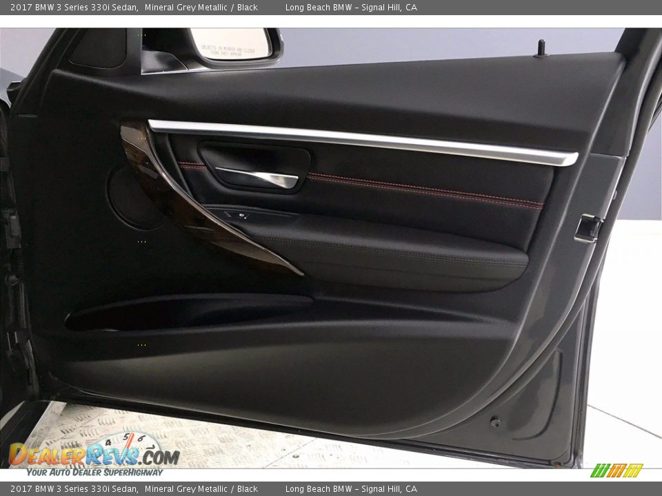 2017 BMW 3 Series 330i Sedan Mineral Grey Metallic / Black Photo #24