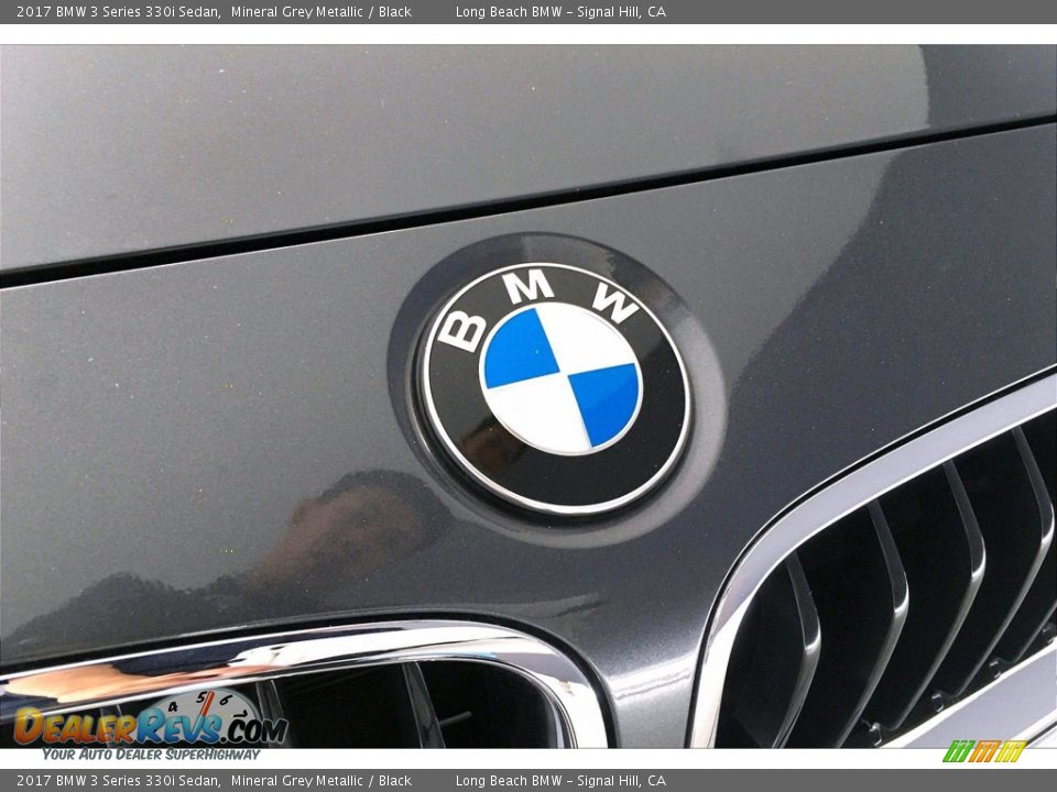 2017 BMW 3 Series 330i Sedan Mineral Grey Metallic / Black Photo #33