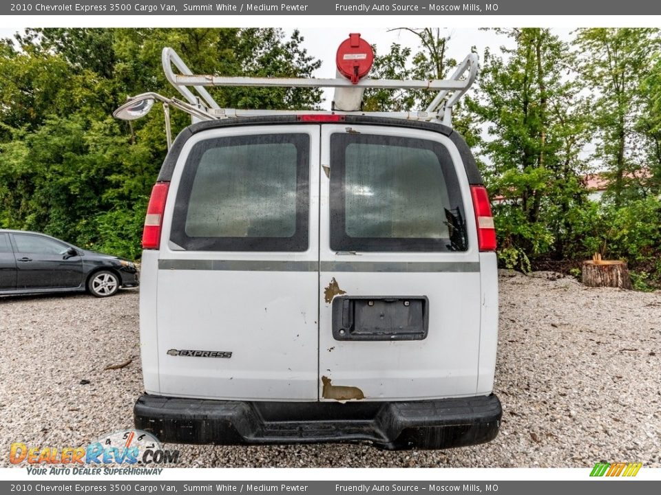 2010 Chevrolet Express 3500 Cargo Van Summit White / Medium Pewter Photo #5