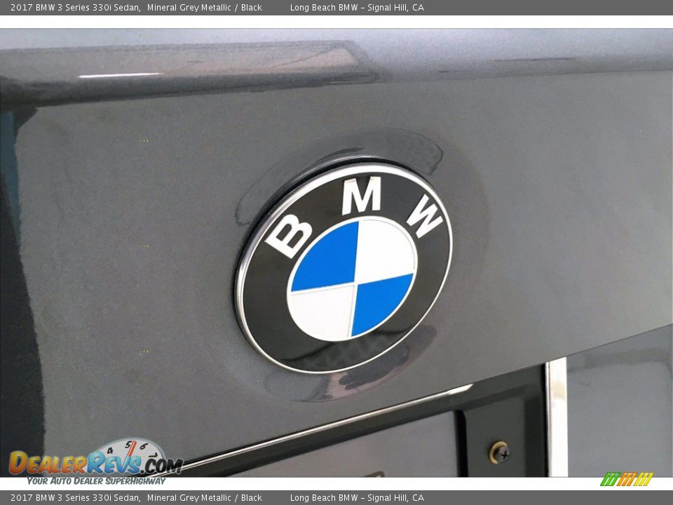 2017 BMW 3 Series 330i Sedan Mineral Grey Metallic / Black Photo #34