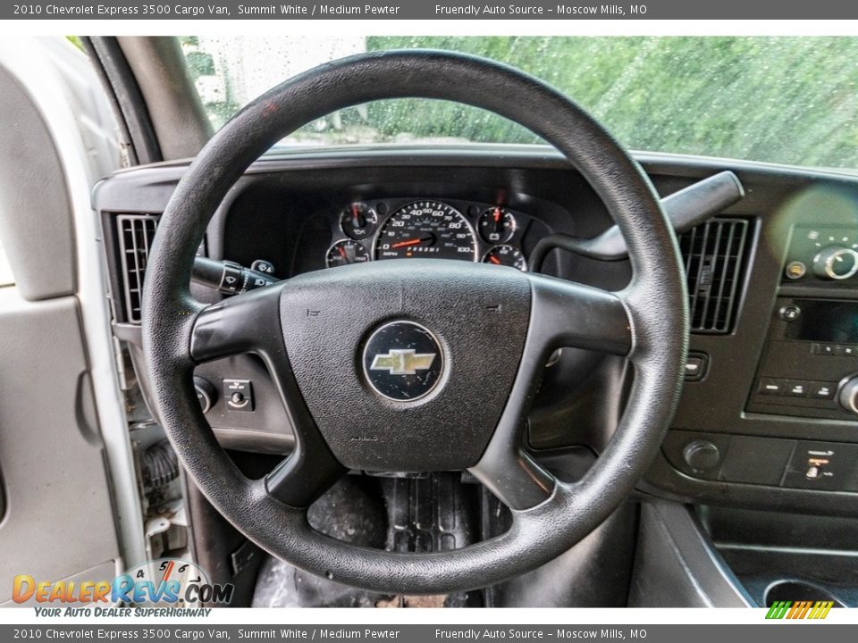 2010 Chevrolet Express 3500 Cargo Van Summit White / Medium Pewter Photo #35