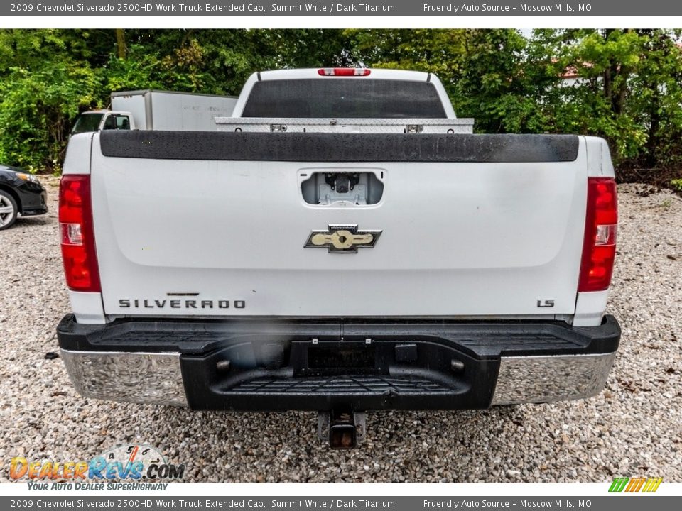 2009 Chevrolet Silverado 2500HD Work Truck Extended Cab Summit White / Dark Titanium Photo #5