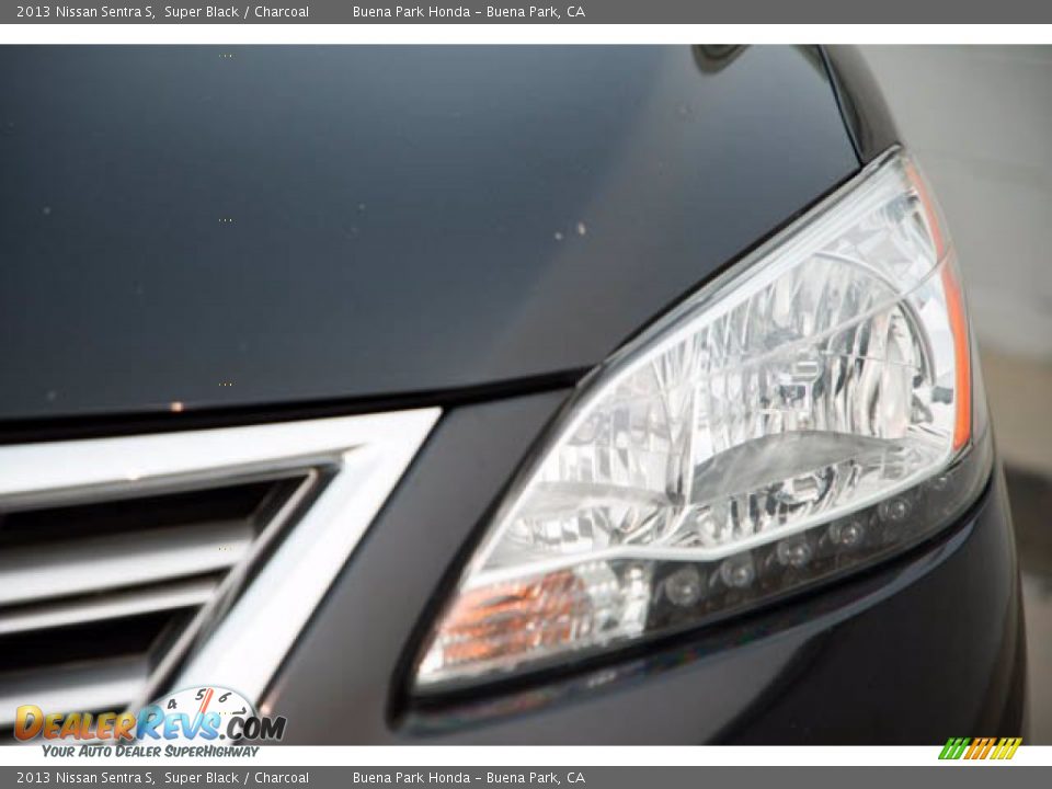 2013 Nissan Sentra S Super Black / Charcoal Photo #9