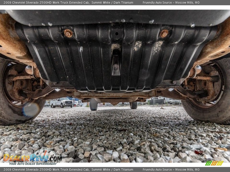 2009 Chevrolet Silverado 2500HD Work Truck Extended Cab Summit White / Dark Titanium Photo #10