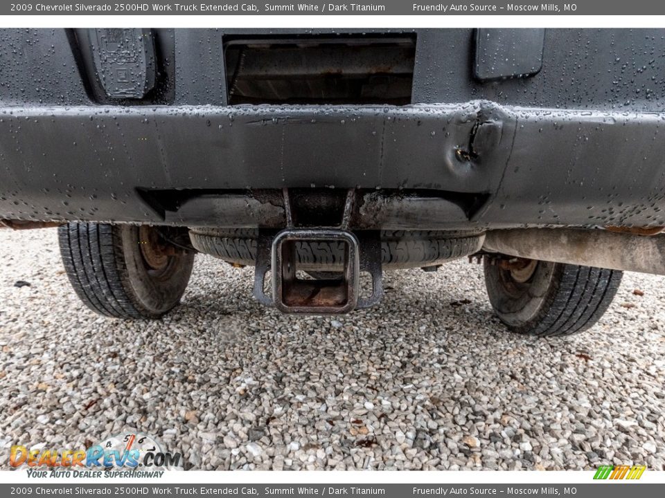 2009 Chevrolet Silverado 2500HD Work Truck Extended Cab Summit White / Dark Titanium Photo #14