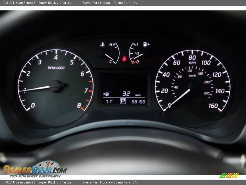 2013 Nissan Sentra S Super Black / Charcoal Photo #23