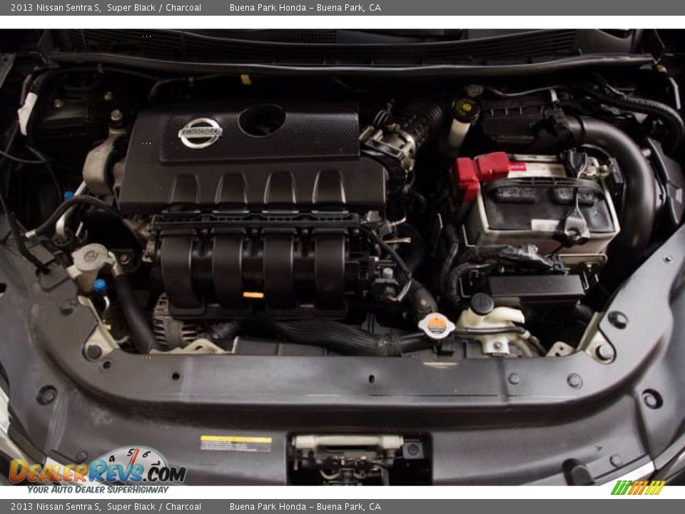 2013 Nissan Sentra S Super Black / Charcoal Photo #29