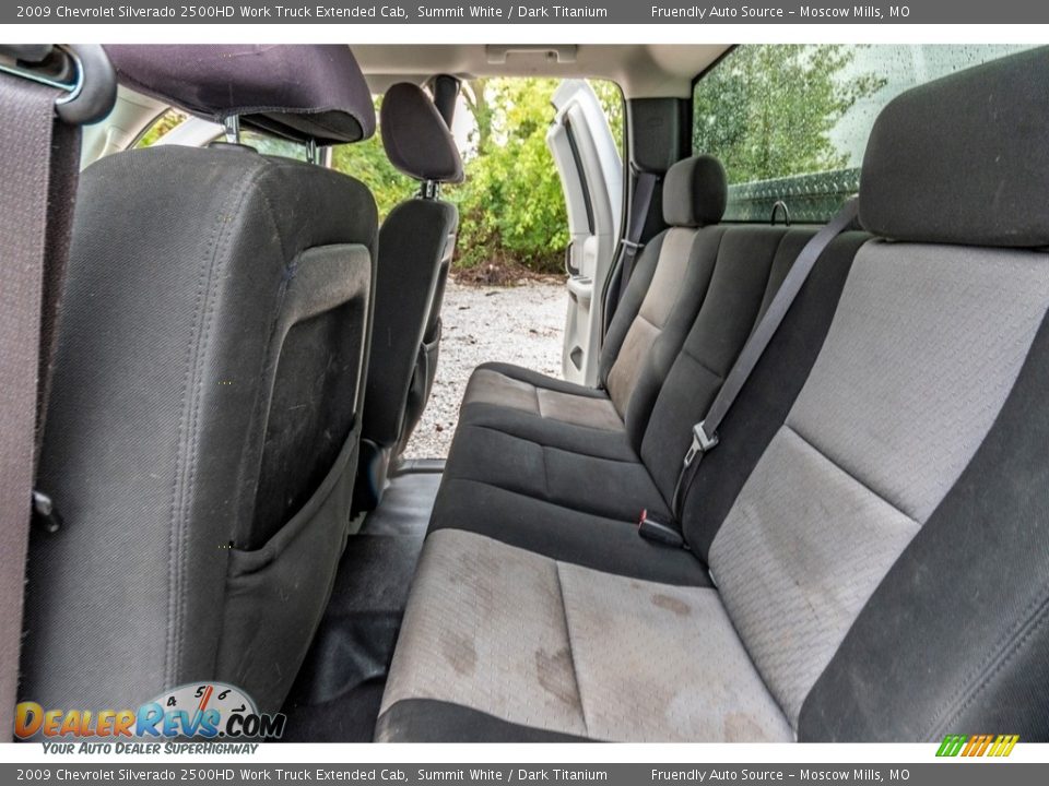 2009 Chevrolet Silverado 2500HD Work Truck Extended Cab Summit White / Dark Titanium Photo #23