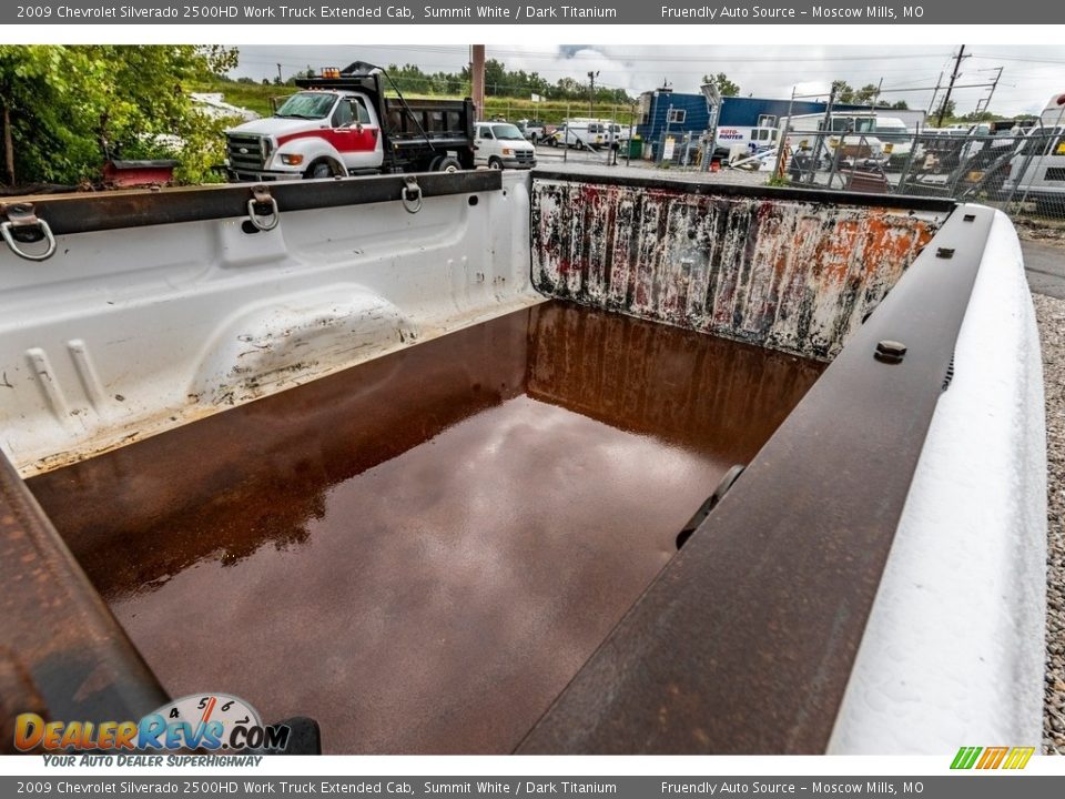 2009 Chevrolet Silverado 2500HD Work Truck Extended Cab Summit White / Dark Titanium Photo #24