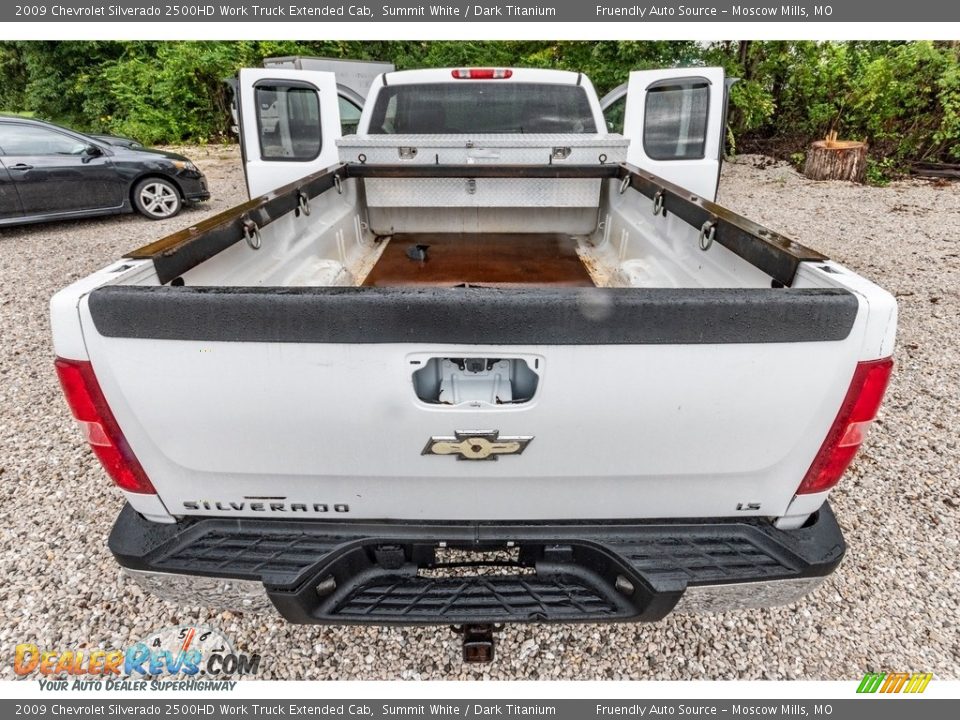 2009 Chevrolet Silverado 2500HD Work Truck Extended Cab Summit White / Dark Titanium Photo #25