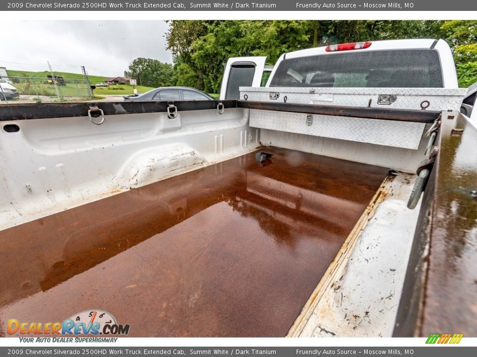 2009 Chevrolet Silverado 2500HD Work Truck Extended Cab Summit White / Dark Titanium Photo #26