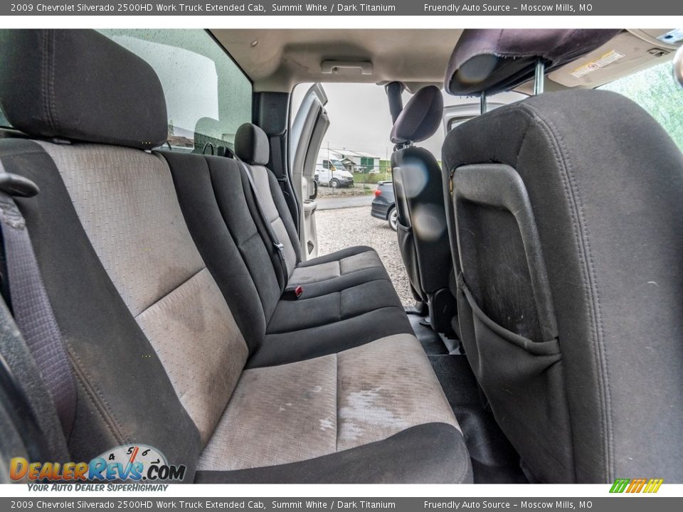 2009 Chevrolet Silverado 2500HD Work Truck Extended Cab Summit White / Dark Titanium Photo #27