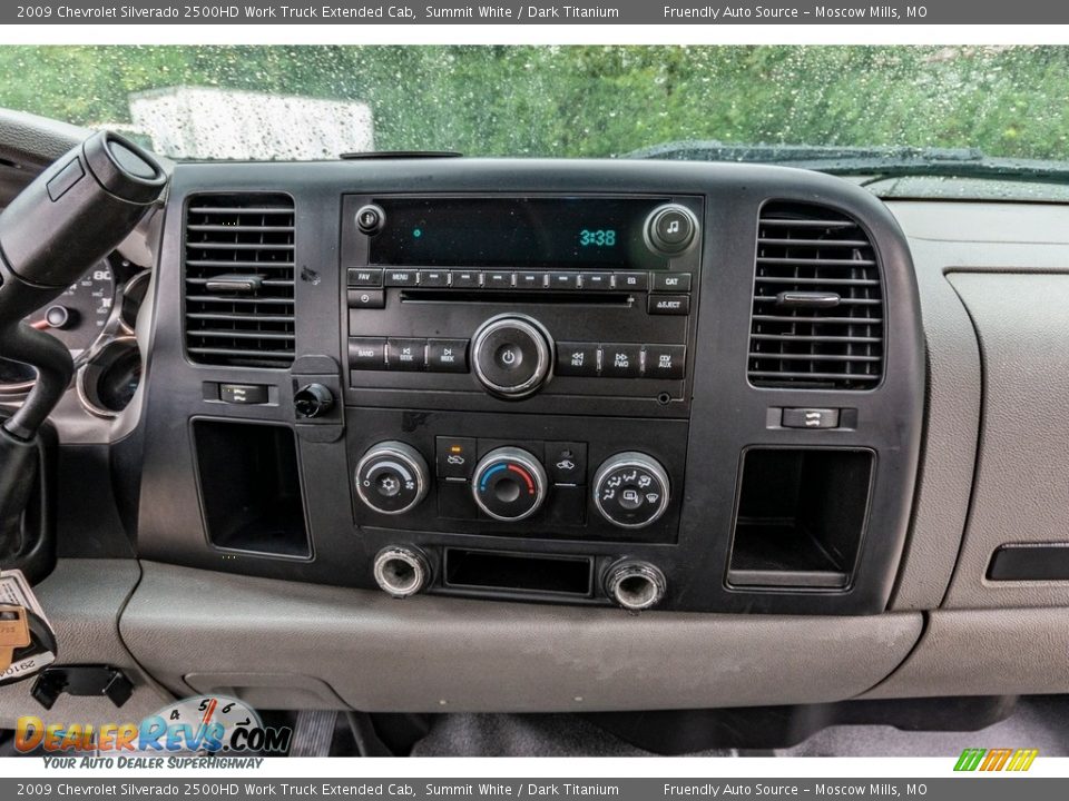 2009 Chevrolet Silverado 2500HD Work Truck Extended Cab Summit White / Dark Titanium Photo #34