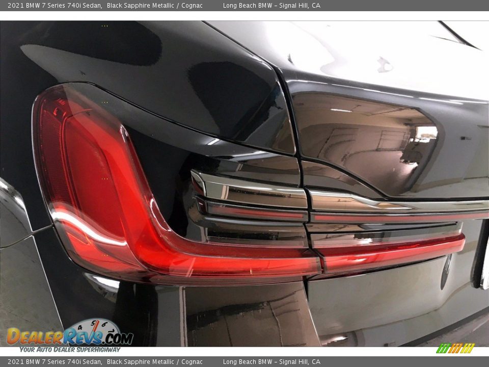 2021 BMW 7 Series 740i Sedan Black Sapphire Metallic / Cognac Photo #15