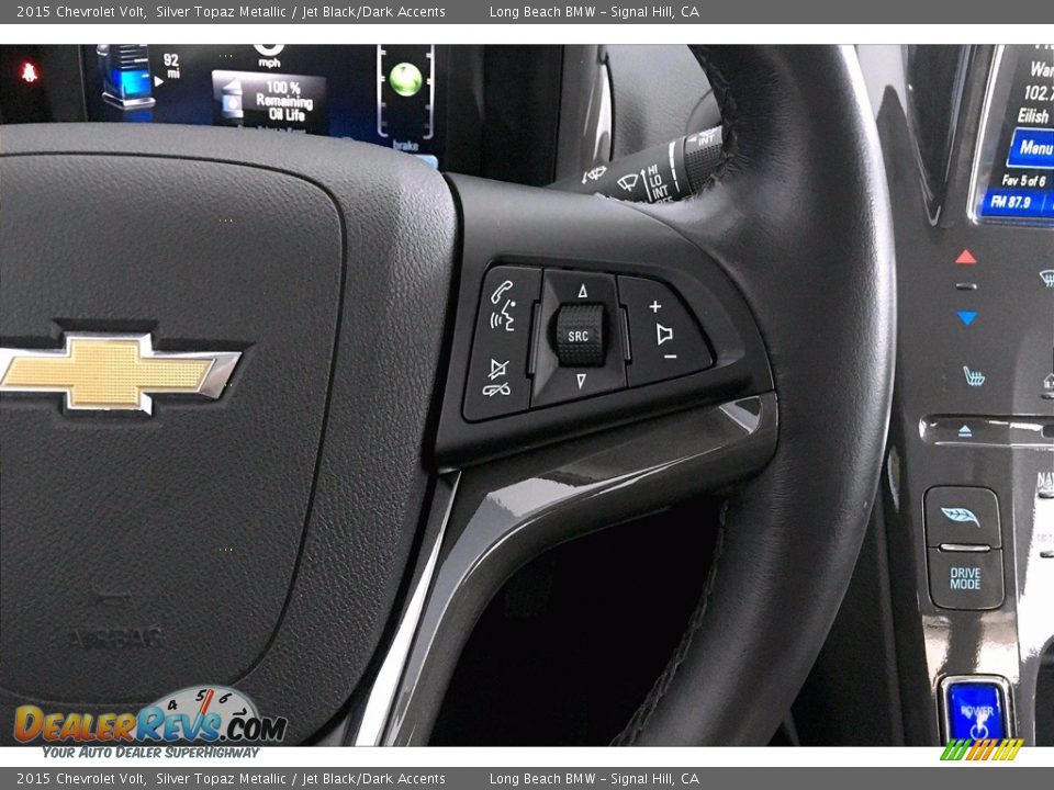 2015 Chevrolet Volt Silver Topaz Metallic / Jet Black/Dark Accents Photo #19