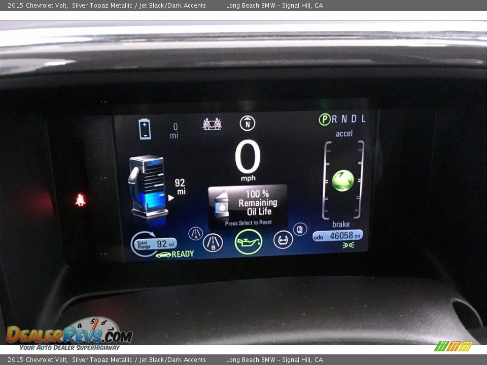 2015 Chevrolet Volt Silver Topaz Metallic / Jet Black/Dark Accents Photo #20