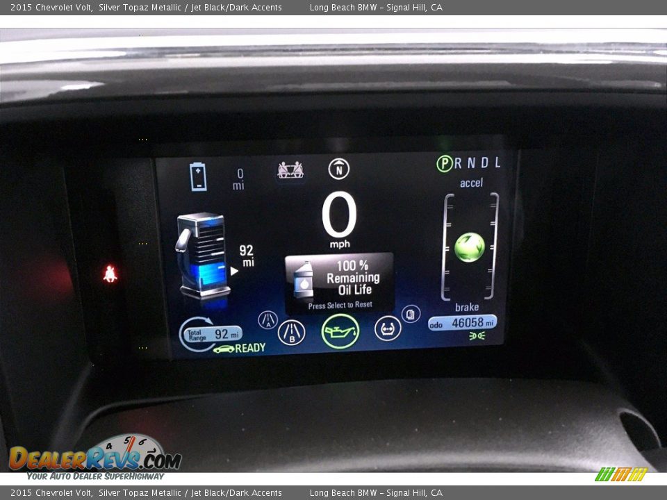 2015 Chevrolet Volt Silver Topaz Metallic / Jet Black/Dark Accents Photo #20