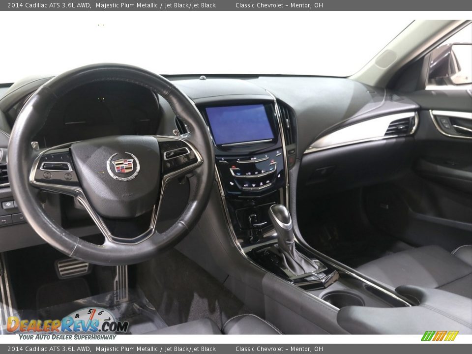 2014 Cadillac ATS 3.6L AWD Majestic Plum Metallic / Jet Black/Jet Black Photo #9