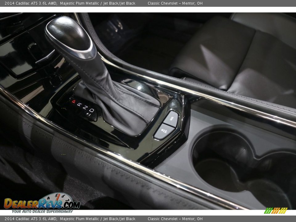2014 Cadillac ATS 3.6L AWD Majestic Plum Metallic / Jet Black/Jet Black Photo #20