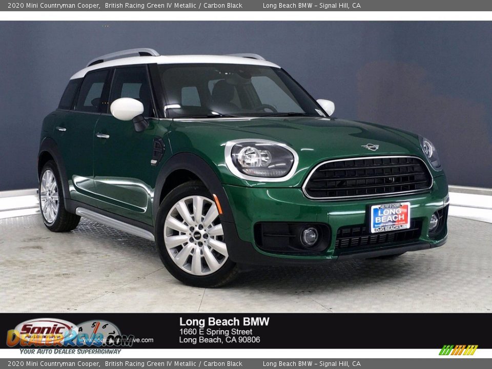 2020 Mini Countryman Cooper British Racing Green IV Metallic / Carbon Black Photo #1