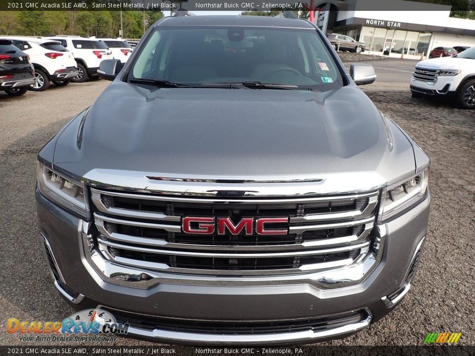 2021 GMC Acadia SLE AWD Satin Steel Metallic / Jet Black Photo #2