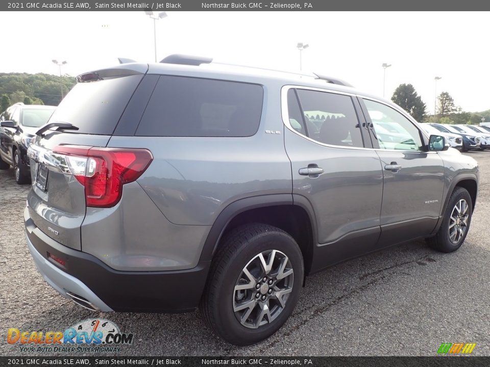 2021 GMC Acadia SLE AWD Satin Steel Metallic / Jet Black Photo #5