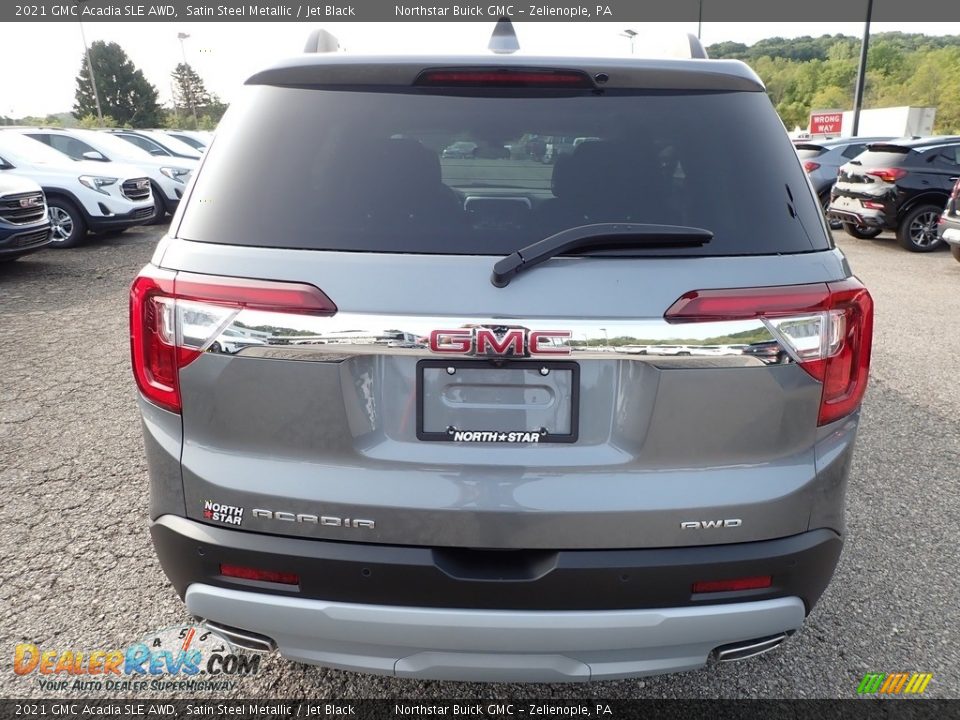 2021 GMC Acadia SLE AWD Satin Steel Metallic / Jet Black Photo #6