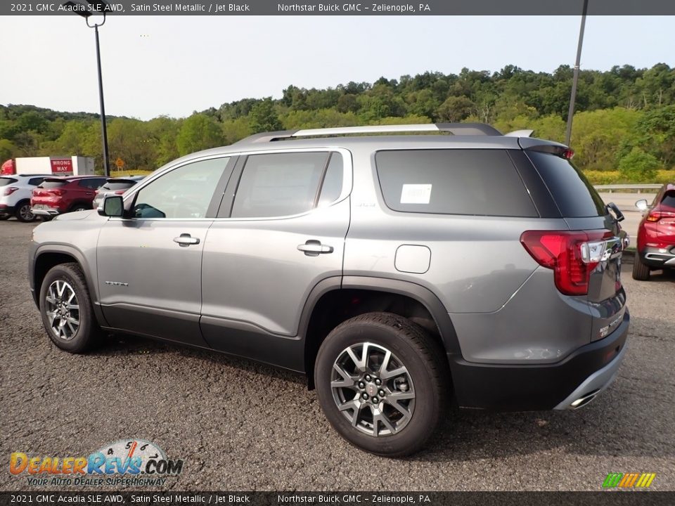 2021 GMC Acadia SLE AWD Satin Steel Metallic / Jet Black Photo #8