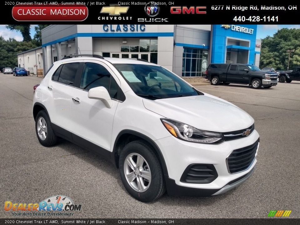 2020 Chevrolet Trax LT AWD Summit White / Jet Black Photo #1