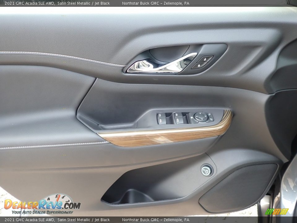 2021 GMC Acadia SLE AWD Satin Steel Metallic / Jet Black Photo #17
