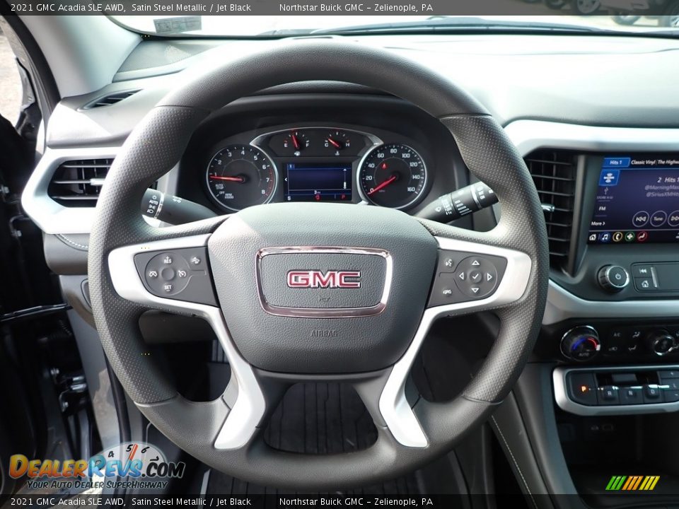 2021 GMC Acadia SLE AWD Satin Steel Metallic / Jet Black Photo #18