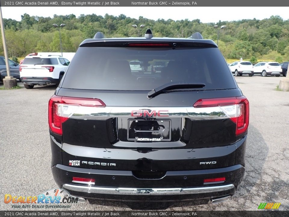 2021 GMC Acadia Denali AWD Ebony Twilight Metallic / Jet Black Photo #6