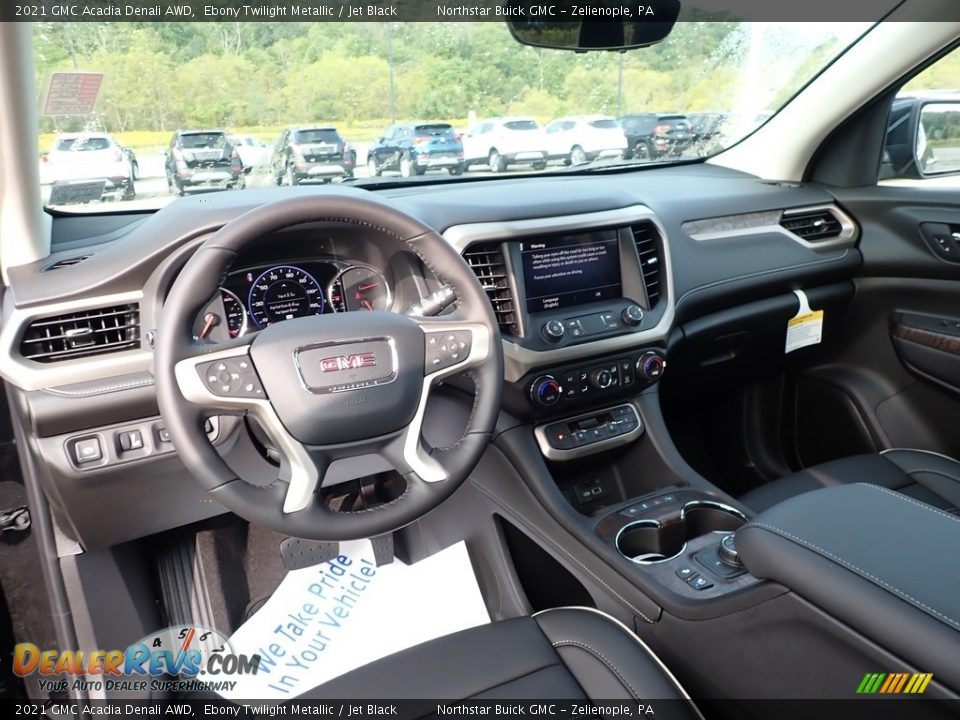 Jet Black Interior - 2021 GMC Acadia Denali AWD Photo #16