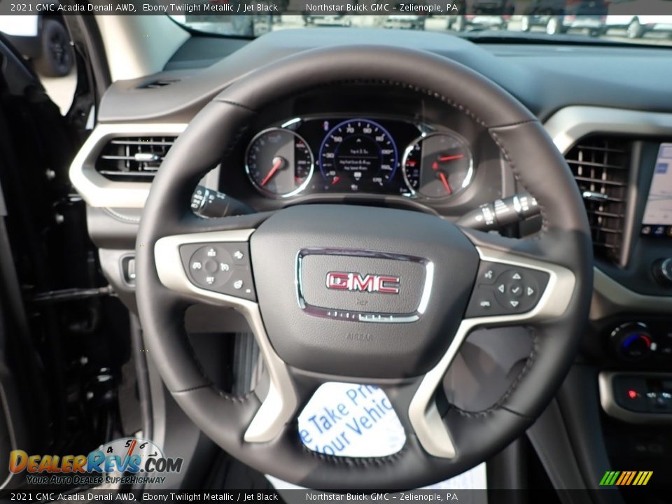 2021 GMC Acadia Denali AWD Steering Wheel Photo #18