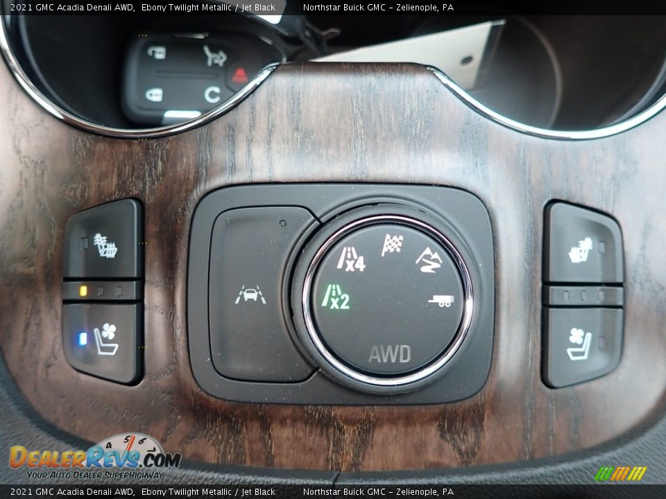 Controls of 2021 GMC Acadia Denali AWD Photo #20