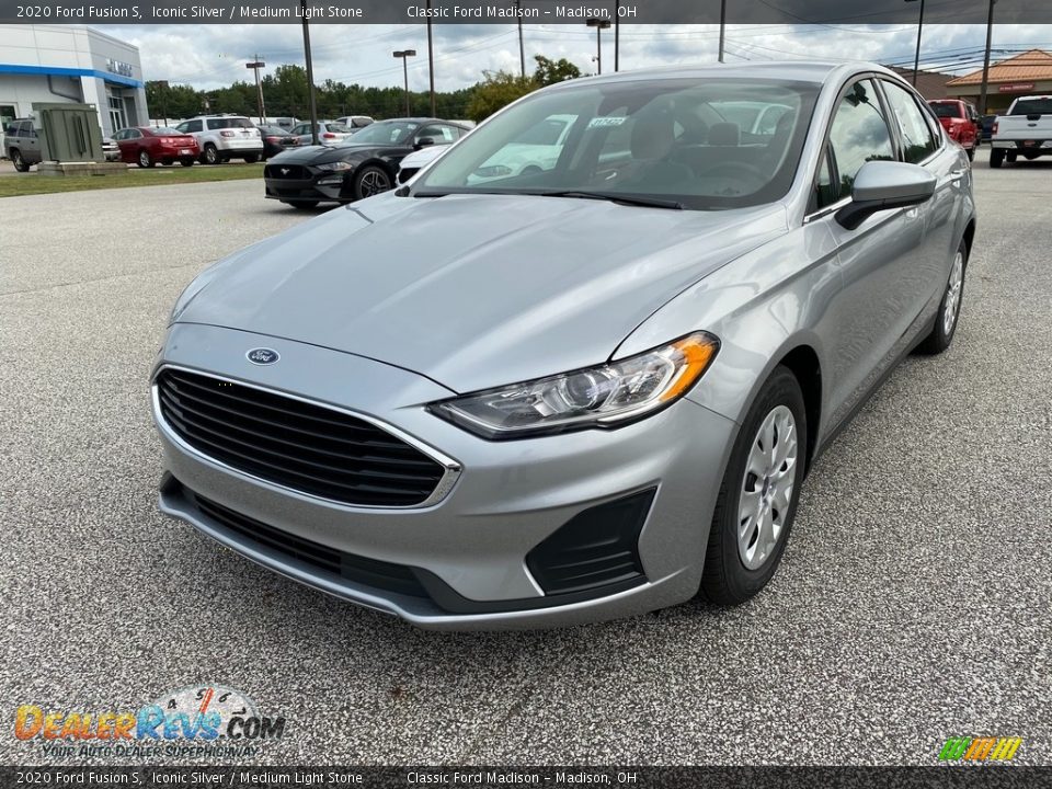 Iconic Silver 2020 Ford Fusion S Photo #1