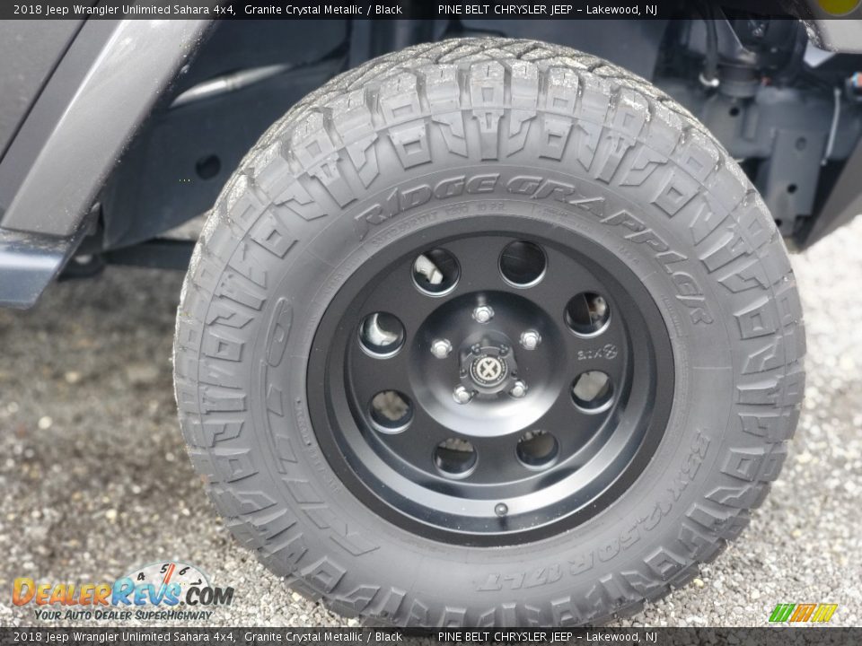 2018 Jeep Wrangler Unlimited Sahara 4x4 Granite Crystal Metallic / Black Photo #3