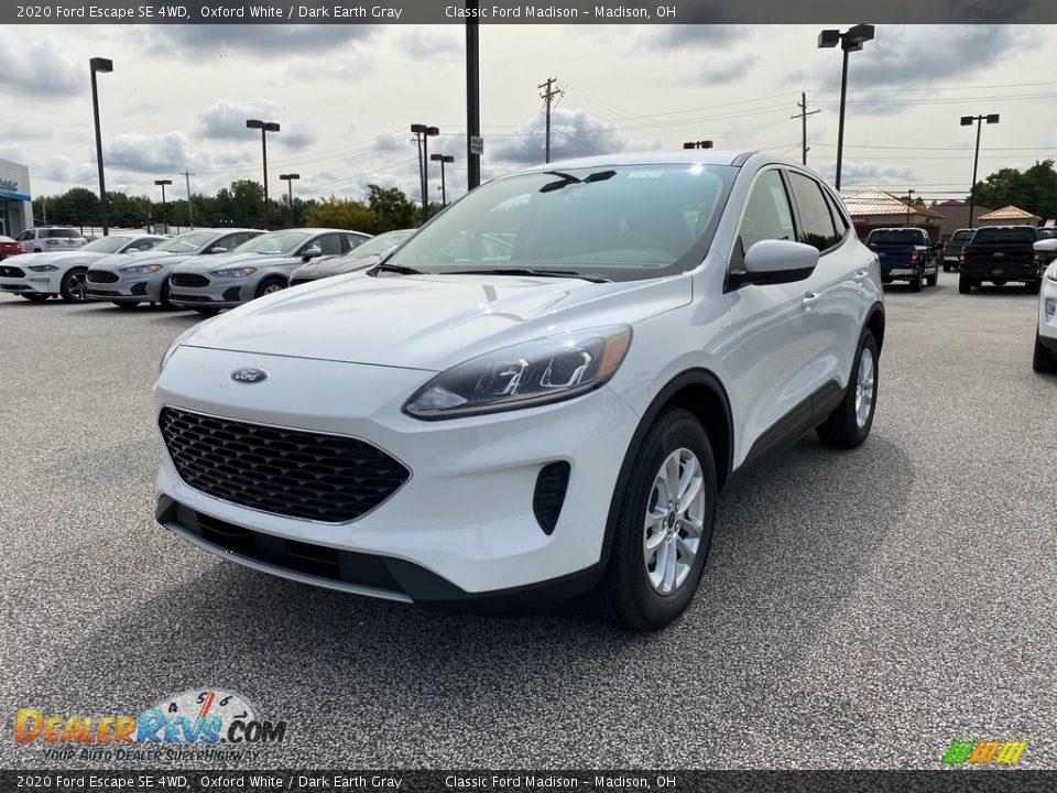 2020 Ford Escape SE 4WD Oxford White / Dark Earth Gray Photo #1