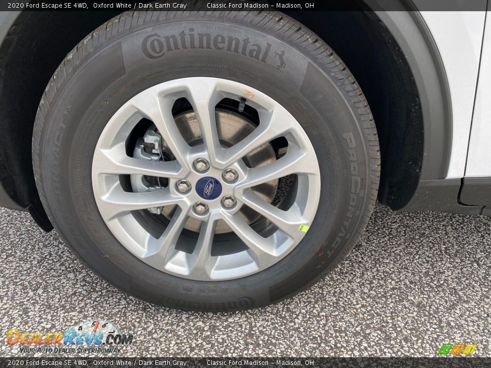 2020 Ford Escape SE 4WD Oxford White / Dark Earth Gray Photo #4