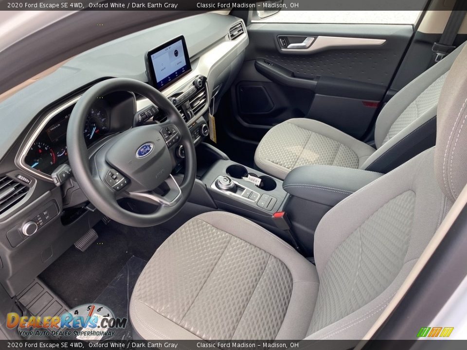 2020 Ford Escape SE 4WD Oxford White / Dark Earth Gray Photo #5