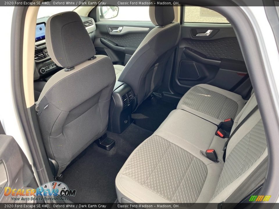 2020 Ford Escape SE 4WD Oxford White / Dark Earth Gray Photo #6