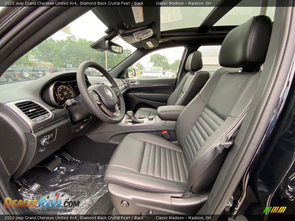 2020 Jeep Grand Cherokee Limited 4x4 Diamond Black Crystal Pearl / Black Photo #2