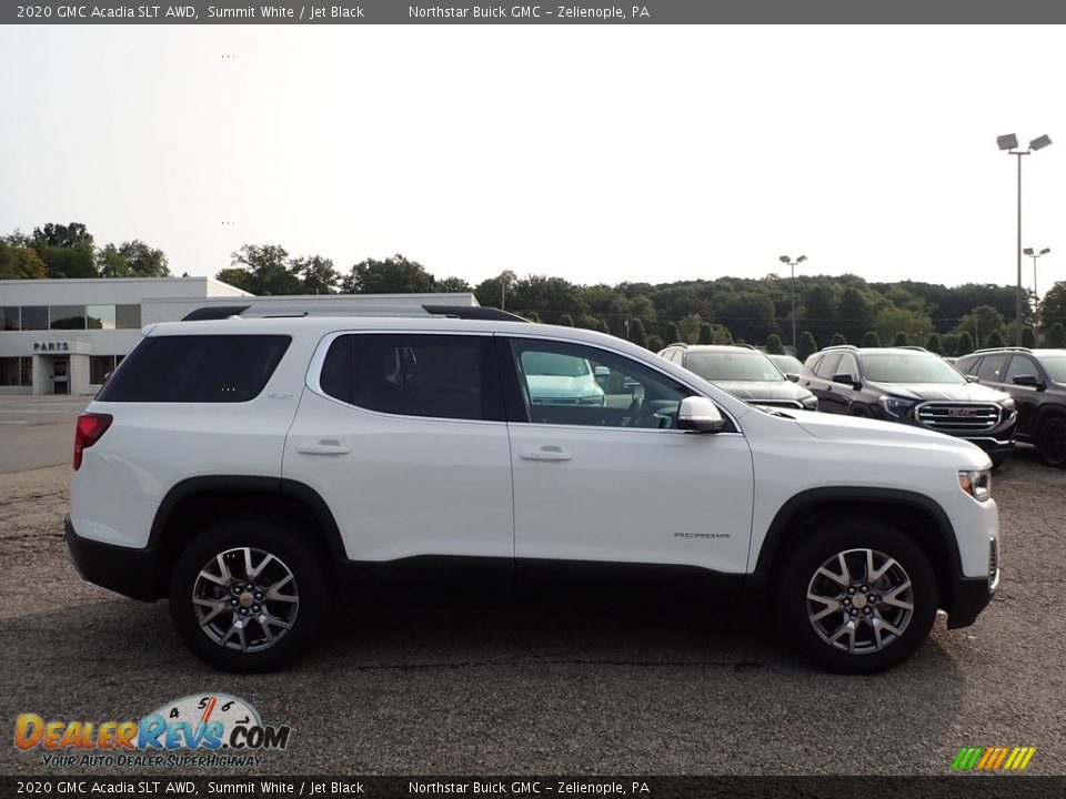 2020 GMC Acadia SLT AWD Summit White / Jet Black Photo #4