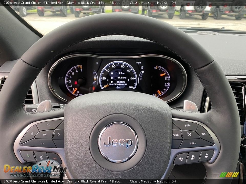 2020 Jeep Grand Cherokee Limited 4x4 Diamond Black Crystal Pearl / Black Photo #5