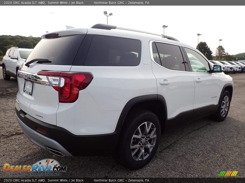 2020 GMC Acadia SLT AWD Summit White / Jet Black Photo #5