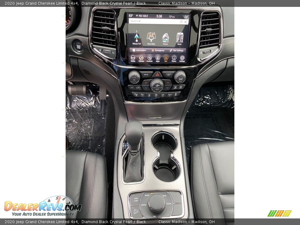 2020 Jeep Grand Cherokee Limited 4x4 Diamond Black Crystal Pearl / Black Photo #6