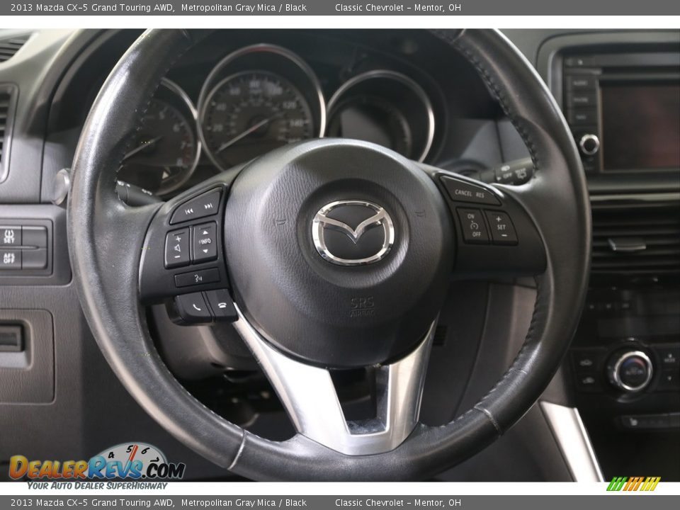 2013 Mazda CX-5 Grand Touring AWD Metropolitan Gray Mica / Black Photo #6