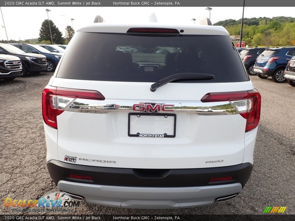 2020 GMC Acadia SLT AWD Summit White / Jet Black Photo #6