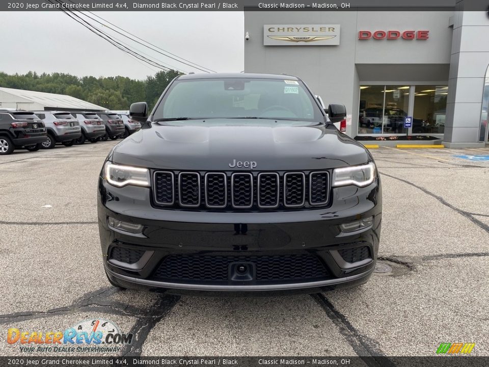 2020 Jeep Grand Cherokee Limited 4x4 Diamond Black Crystal Pearl / Black Photo #7