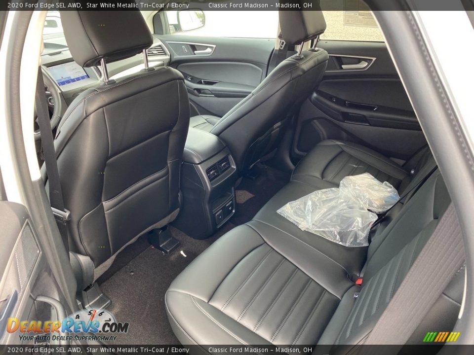 2020 Ford Edge SEL AWD Star White Metallic Tri-Coat / Ebony Photo #6